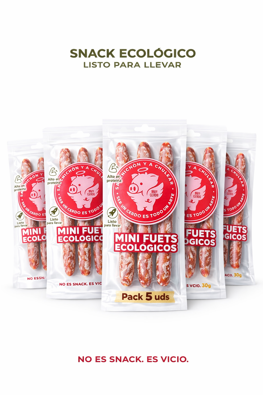 Pack Mini Fuets Ecológicos (5 uds) – Snack natural listo para llevar